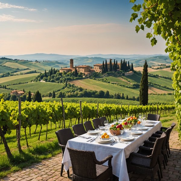 Quels sont les avantages de louer une maison de vacances en Toscane avec des cours de cuisine et des visites de vignobles?