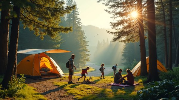 Les meilleures destinations pour un camping dernière minute