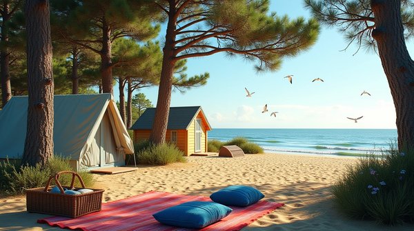 Vacances idéales en camping au bord de mer en vendée